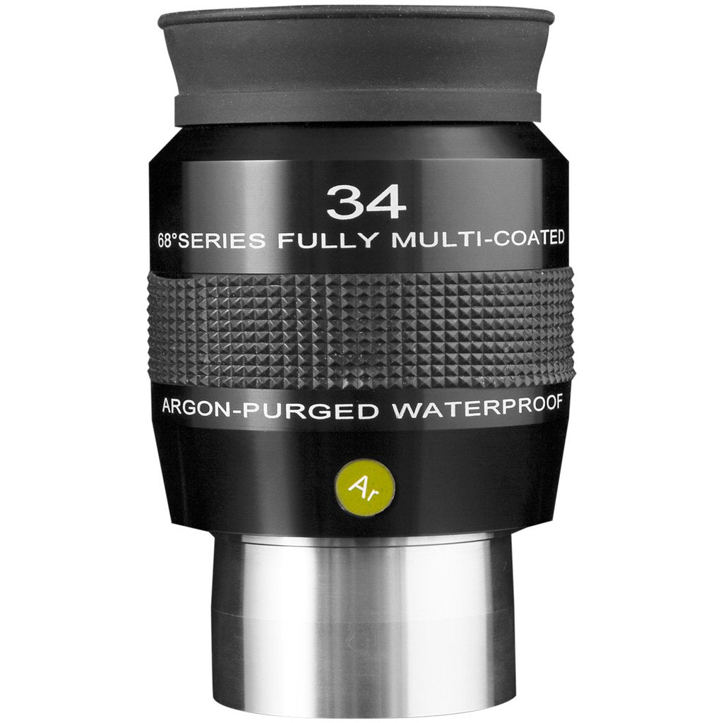 Explore Scientific 34mm 68° Argon Purged Waterproof 2-Inch Eyepiece - EPWP6834-01 - Ideal for Astronomy, Stargazing & Telescope Viewing