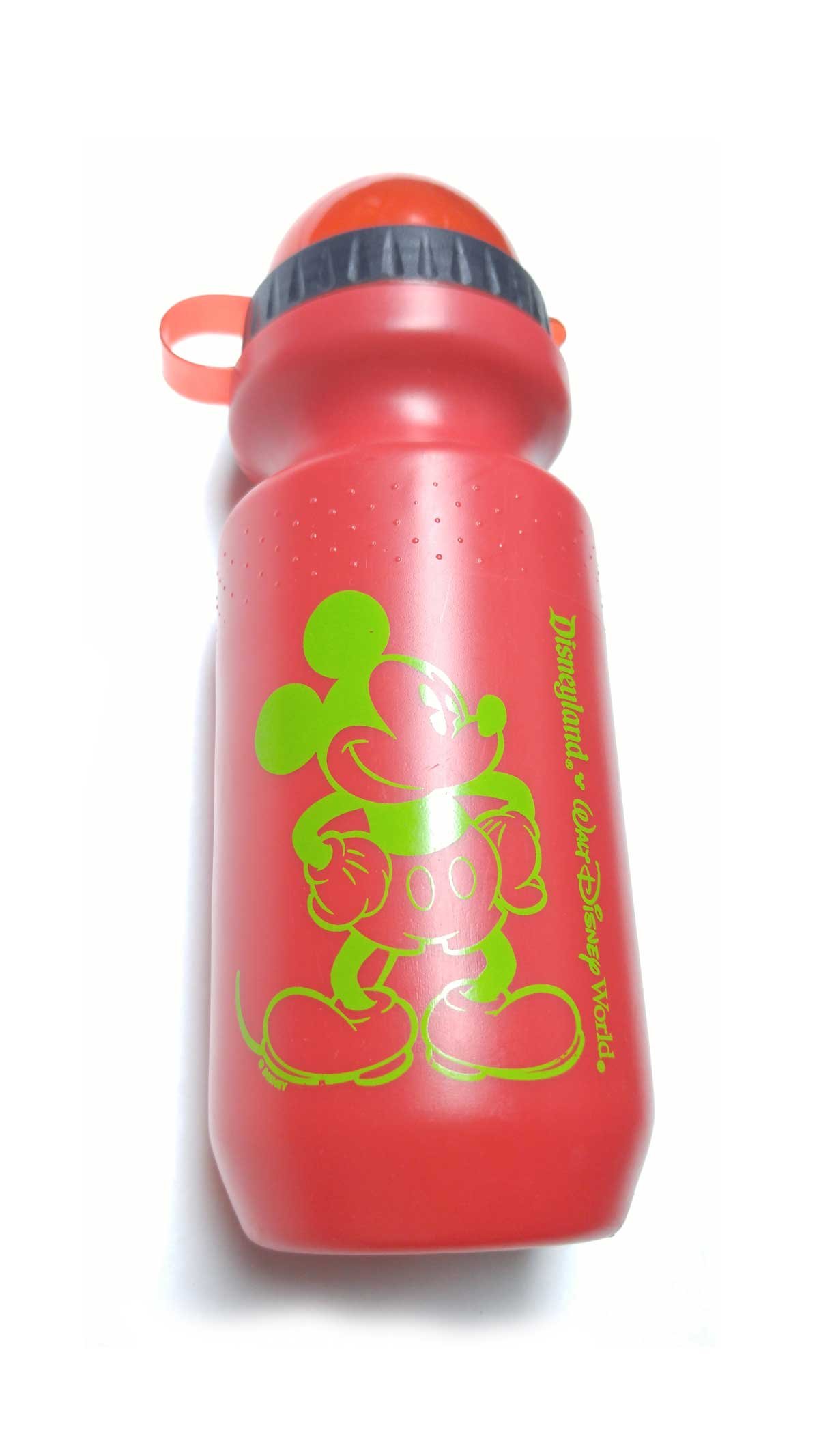 Disney Red Mickey Mouse Silhouette Insulated Water Bottle - 20oz Stainless Steel Leakproof Thermos for Kids, Travel, Gym & Outdoor Activities