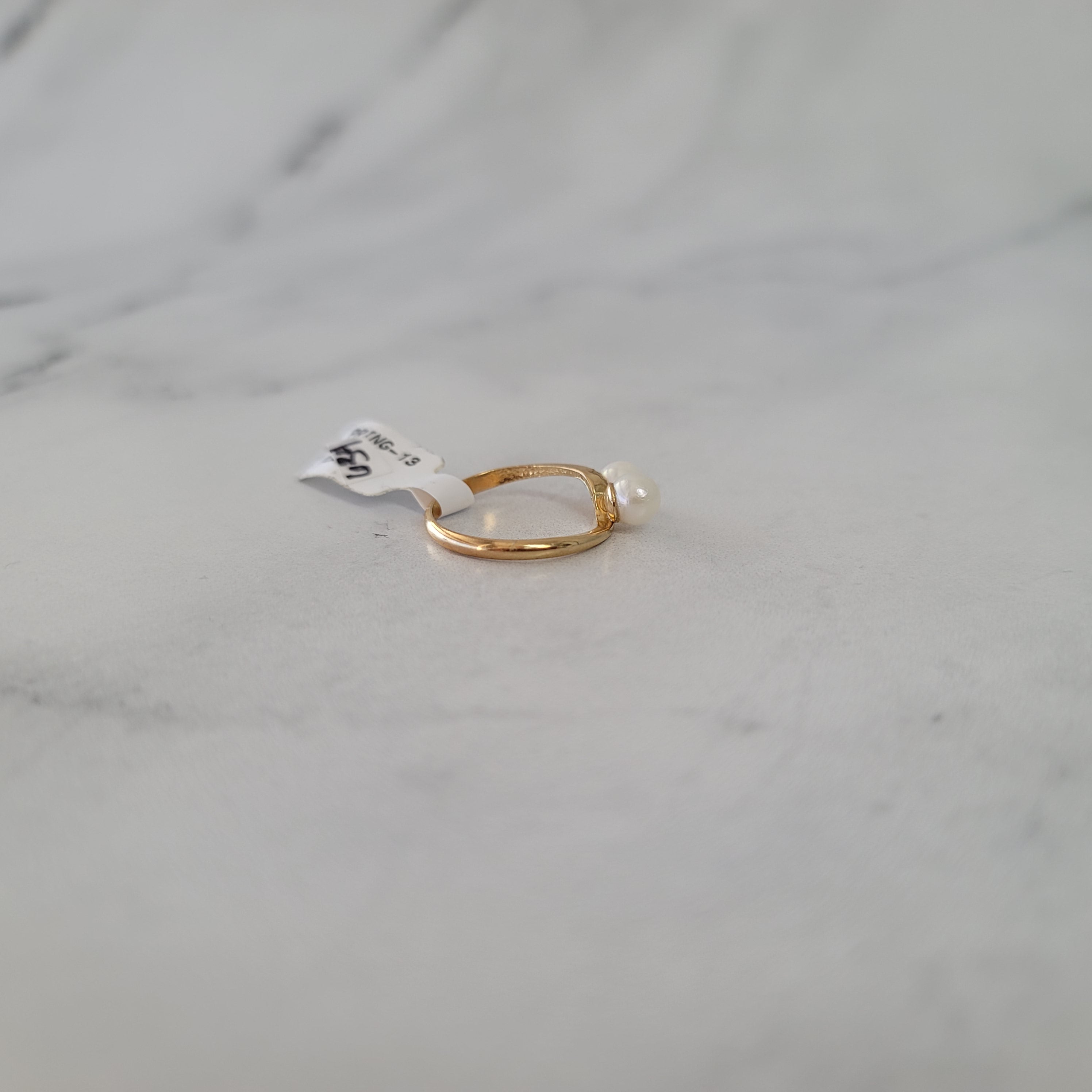 5MM Cultured Pearl Cluster Ring in 14k Yellow Gold - Elegant Jewelry for Weddings, Parties & Special Occasions