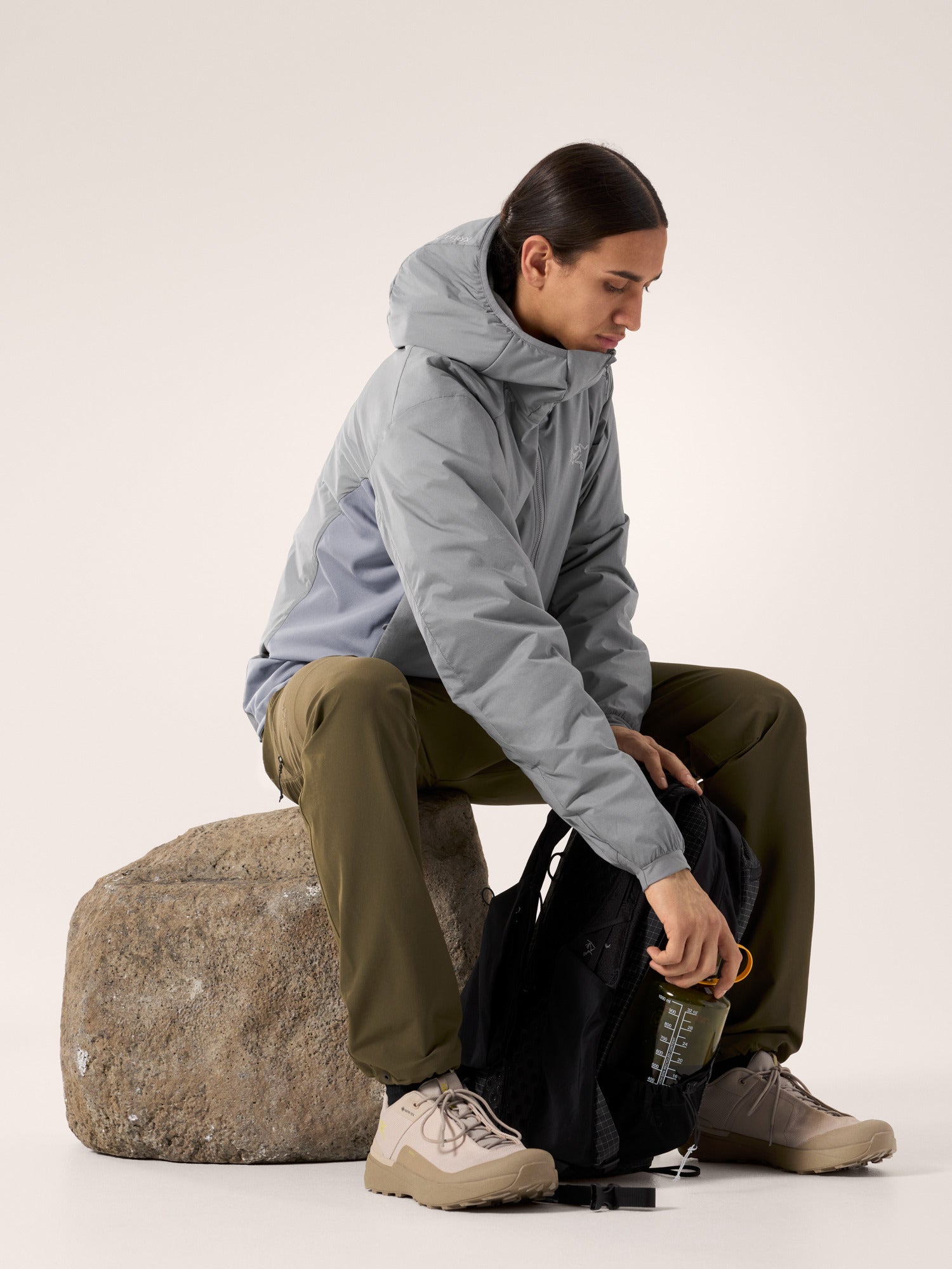 Atom Hoody Men's Lightweight Water-Resistant Hooded Jacket - Perfect for Outdoor Activities, Hiking & Casual Wear