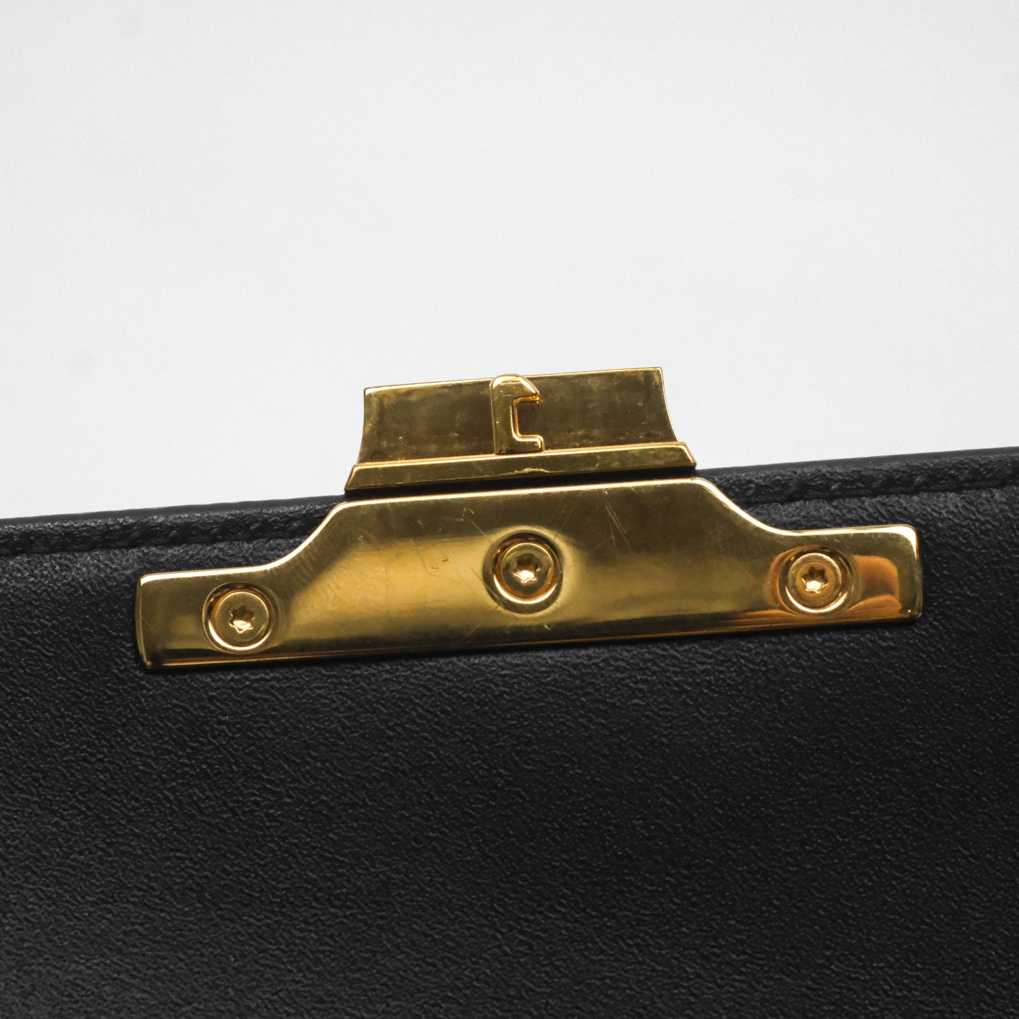 Celine Triomphe Shoulder Bag for Women - Black Shiny Calfskin Leather Crossbody Purse | Perfect for Work, Travel & Evening Events