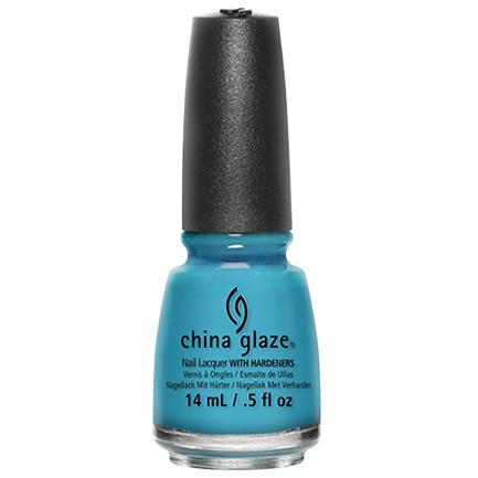 China Glaze Flyin' High Nail Polish 0.5 oz #80935 - Vibrant Blue Nail Lacquer for Professional Salon & At-Home Manicures