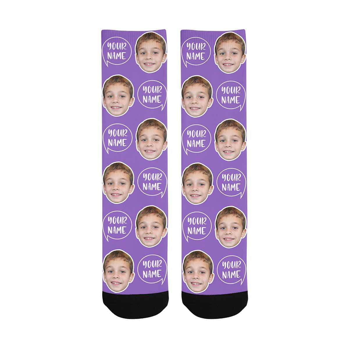 Custom Personalized Photo Pet Face Socks for Men & Women - Unique Unisex Customized Novelty Socks with Your Pet's Picture - Perfect Gift for Pet Lovers, Couples & Sock Enthusiasts