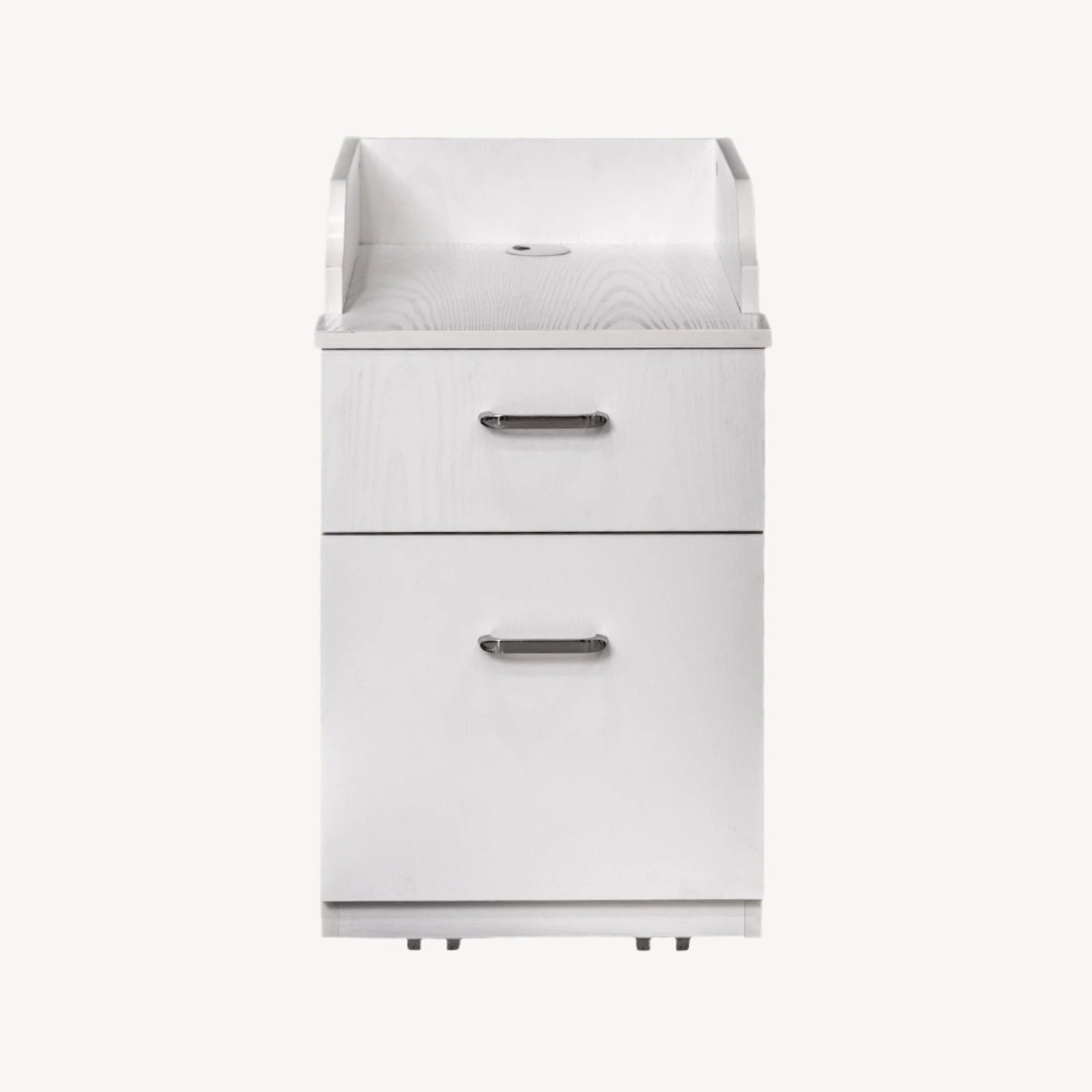 AVIGNON Pedicure Cart with Back Cabinet - Portable Nail Salon Trolley for Manicure & Pedicure Services, Home or Professional Spa Use