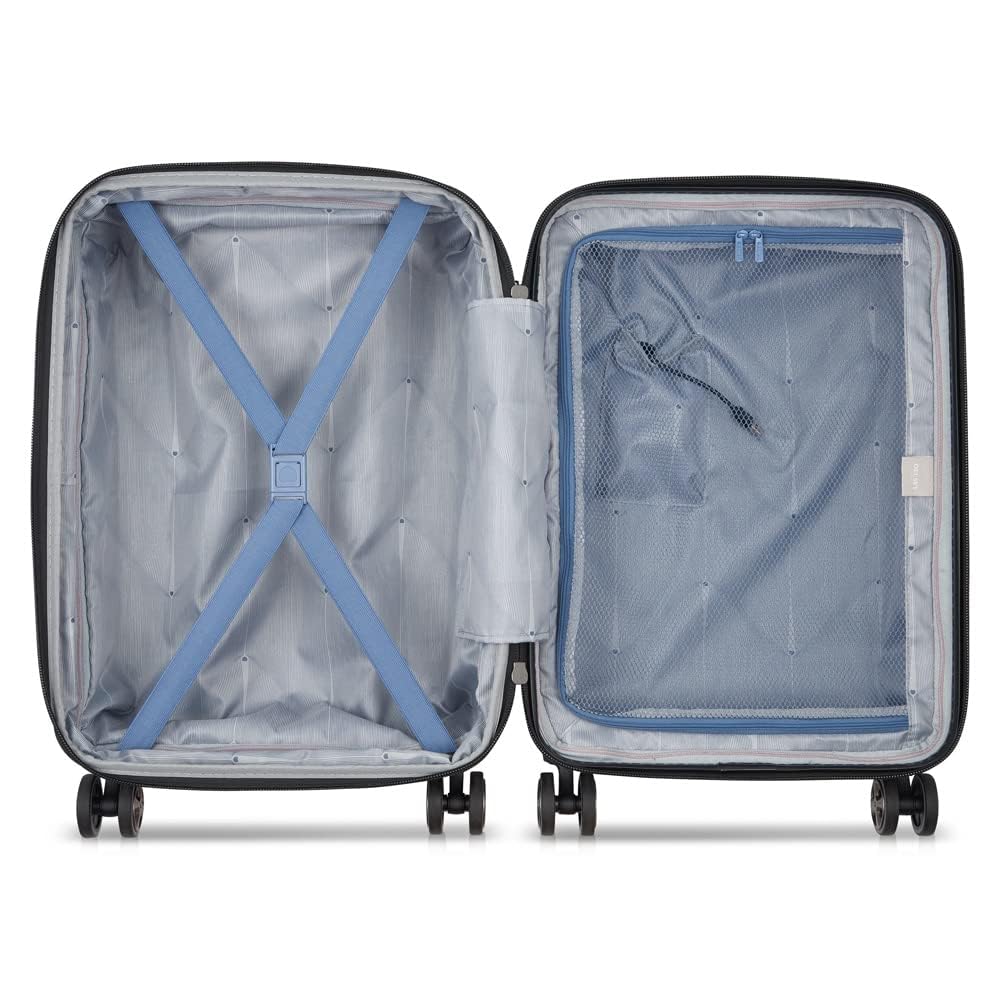 Delsey Paris Cruise 3.0 Expandable Hardside Spinner Wheel Carry-On Luggage 21 Inch - Lightweight Durable Suitcase for Air Travel, Business Trips & Weekend Getaways (Graphite)
