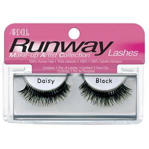 Ardell Runway False Eyelashes - Daisy Black Style for Dramatic Eye Makeup | Perfect for Parties, Weddings & Special Occasions