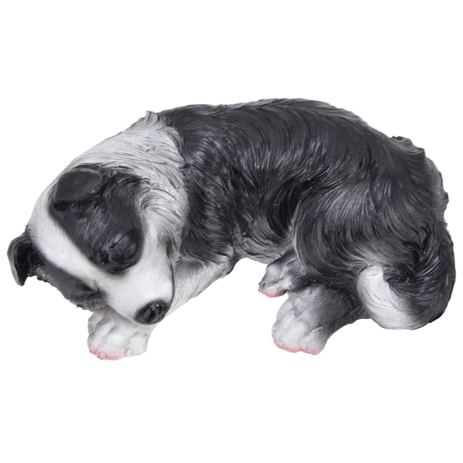 Realistic Dog Garden Statues - Exquisite Textured Cute Dog Sculpture for Lawn, Desk & Home Decor | Perfect Outdoor Garden Ornament, Party Favors & Gift Idea for Pet Lovers
