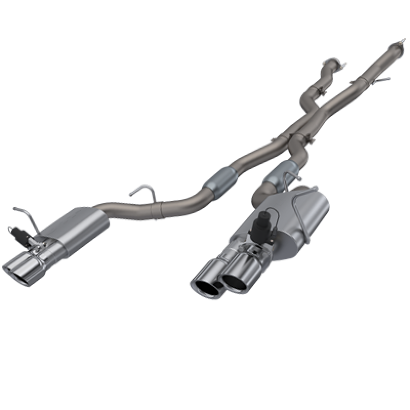 2018-2022 Jeep Grand Cherokee Trackhawk QTP Screamer Cat-Back Exhaust System - High Performance Upgrade for Off-Road & Street Racing