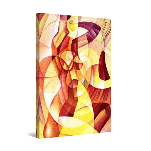 Yellow Brown Cubism