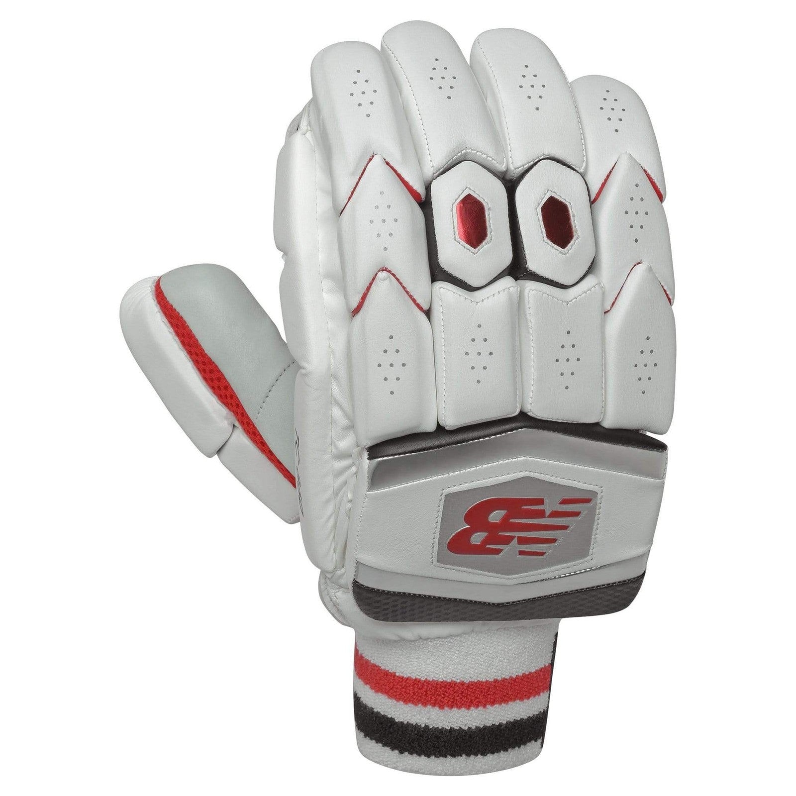 New Balance TC860 Cricket Batting Gloves - Premium Leather Protection for Batsmen | Perfect for Practice & Match Play