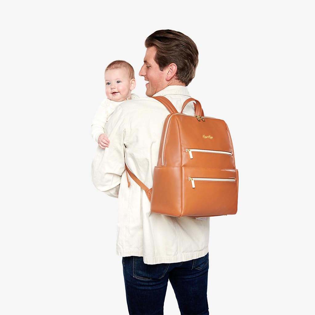 Itzy Ritzy Eras Diaper Backpack - 15 Pockets, Changing Pad, Stroller Straps for Travel & Outings