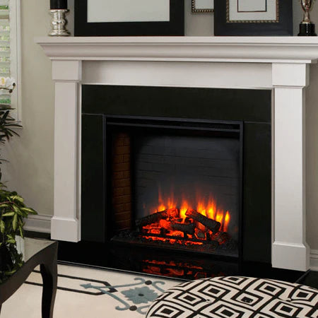 SimpliFire SF BI30 EB 30-Inch Built-In Electric Fireplace - Modern Heating Solution for Living Rooms, Bedrooms & Offices