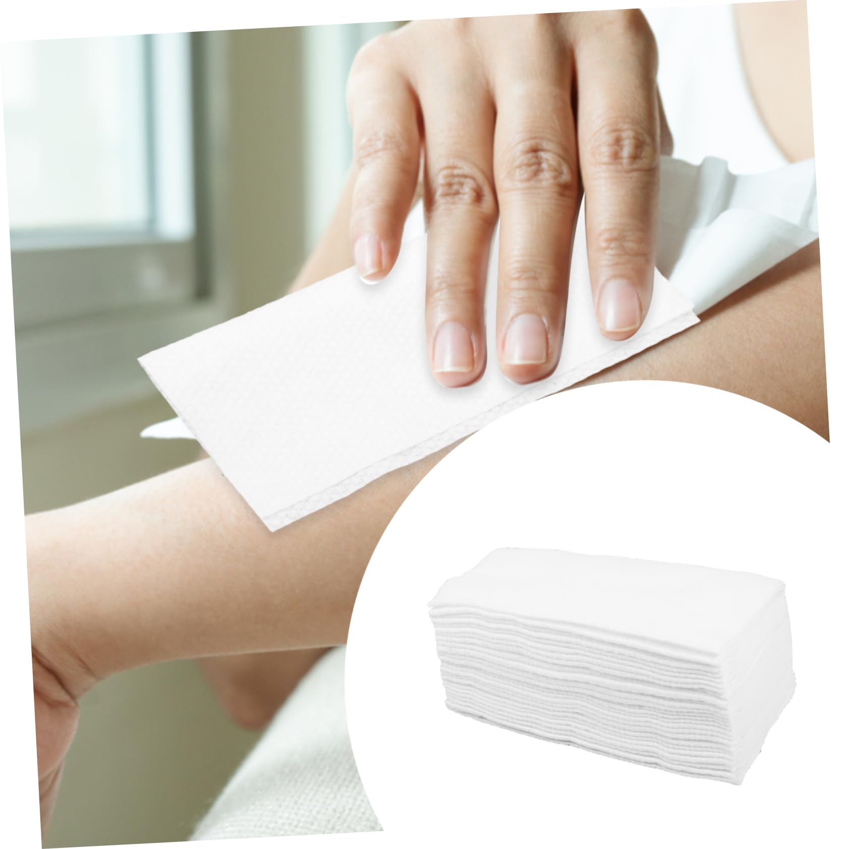 DECHOUS 60Pcs Soft Disposable Face Wash Cloths - Gentle Makeup Remover & Facial Cleansing Towels for Daily Skincare | Travel, Spa & Home Use