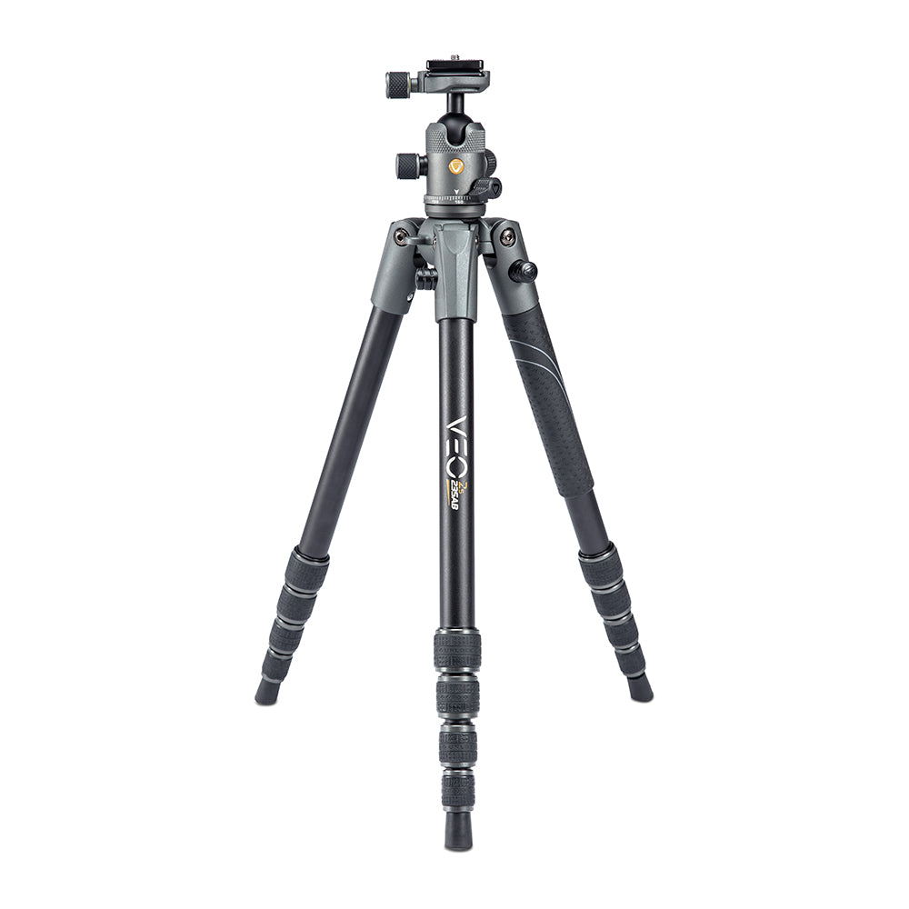 VEO 2S 235AB Lightweight Aluminum Travel Tripod & Monopod with 360° Ball Head - 13.2lbs/6kg Load Capacity - Perfect for Travel Photography, Hiking & Outdoor Adventures