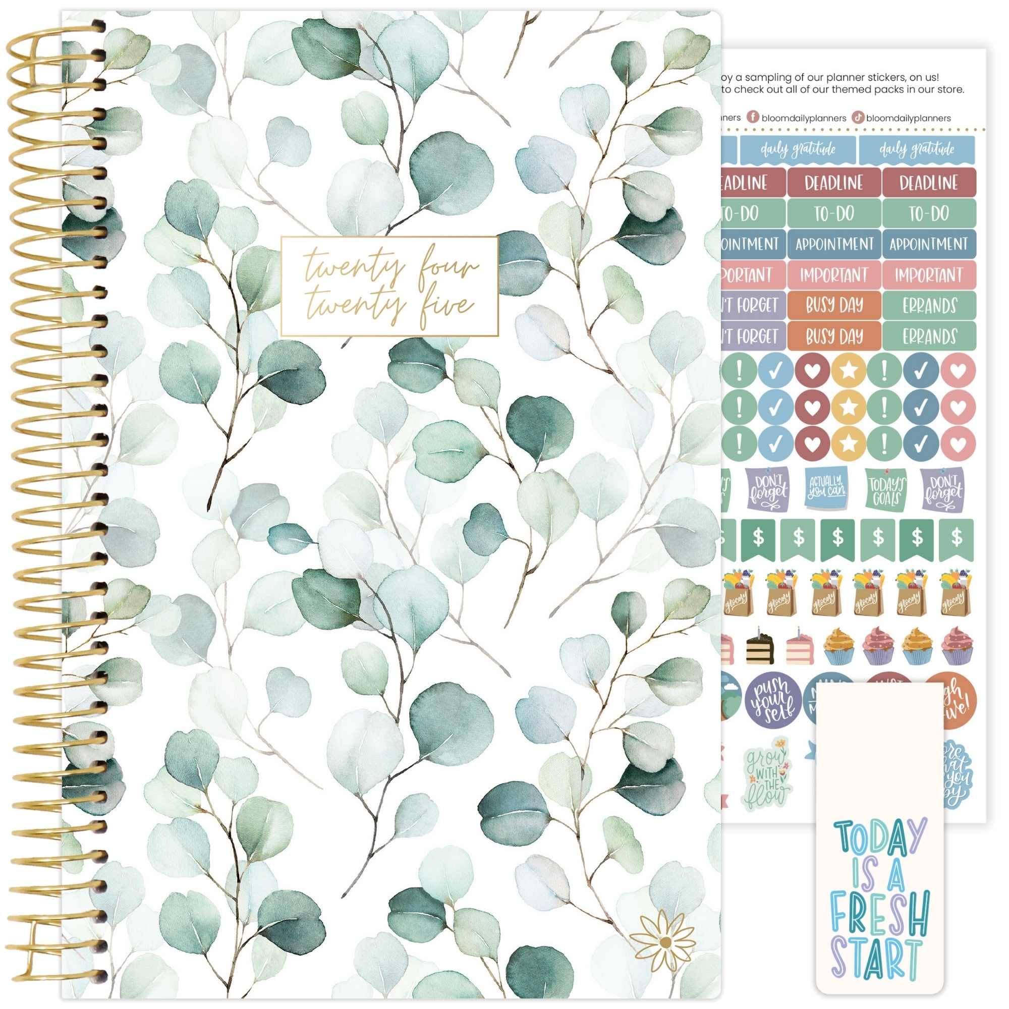 Bloom 2024-2025 Academic Planner (July 2024-July 2025) - 5.5