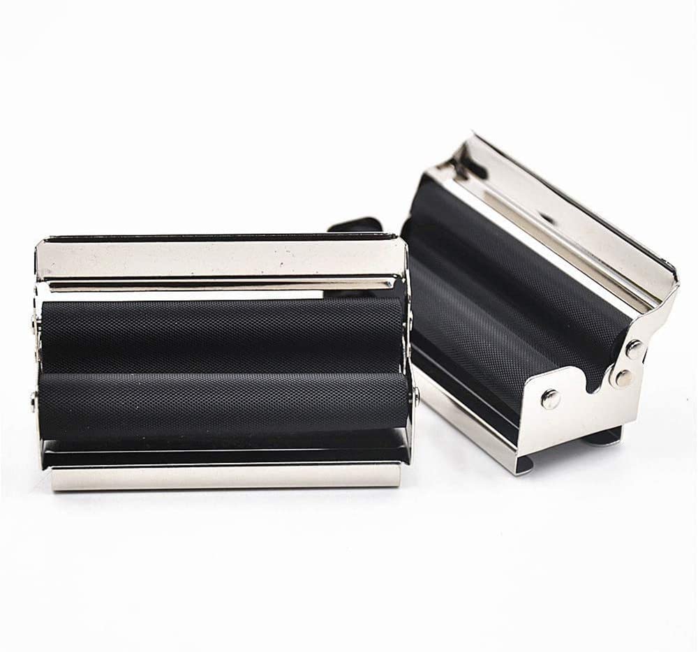 78mm Automatic Metal Cigarette Rolling Machine - Handheld Tobacco Roller Maker for Rolling Papers | Perfect for DIY Cigarettes, Home Use & Travel Smoking Accessories