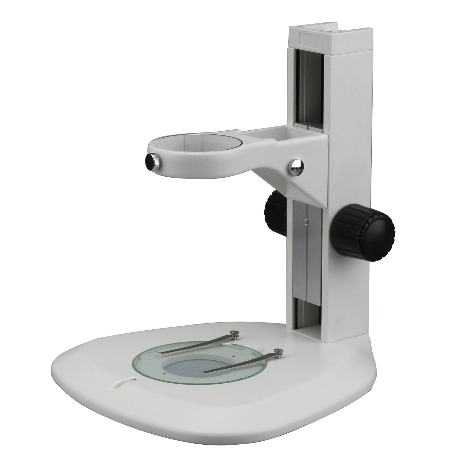 Professional Large Rounded Microscope Table Stand with Precision Focusing Rack - Ideal for Lab Research, Classroom Education & Scientific Observation