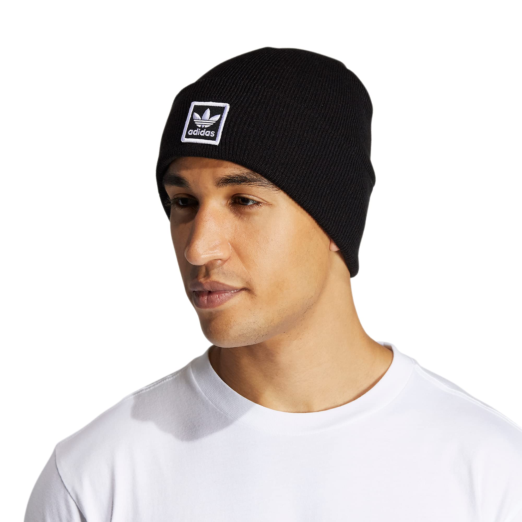 adidas Unisex-Adult Tall Utility Cuff Beanie - Warm Winter Hat for Men & Women - Perfect for Skiing, Snowboarding & Outdoor Activities