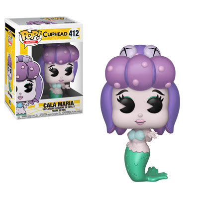 Cuphead Pop! Vinyl Figure - Cala Maria Collectible [412] | Funko Pop! Video Game Character | Perfect for Gaming Room Decor & Cuphead Fans Collection