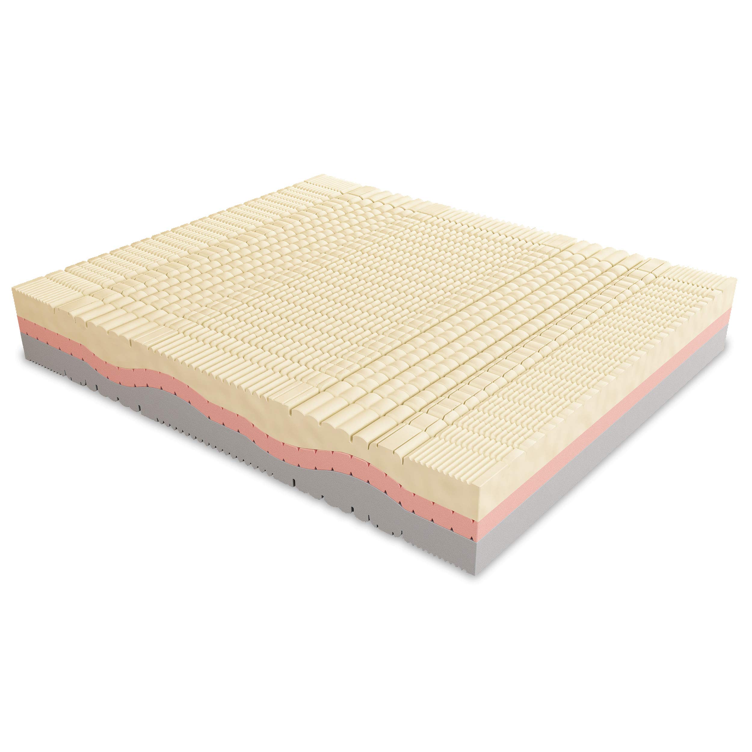Baldiflex Emporio - 3D Memory Foam Mattress with Sweet Armony Technology, Single Size 80x200x25cm, 8cm Viscoelastic Layer, 11-Zone Support System, Removable & Washable Aloe Vera Cover - Perfect for Bedrooms, Guest Rooms & Small Apartments