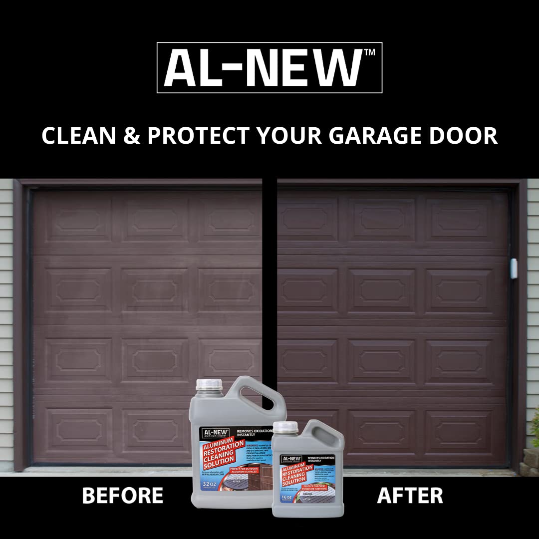 AL-NEW Aluminum Restoration Cleaning Solution Kit – 16 oz. for Patio Furniture, Stainless Steel & Household Metal Surfaces | Restores Shine & Removes Oxidation | Perfect for Outdoor Furniture, Grill Cleaning & Metal Maintenance