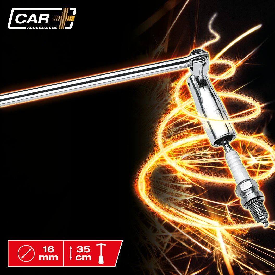 16mm Spark Plug Socket Wrench - Professional Automotive Tool for DIY Car Maintenance & Engine Repair - Perfect for Mechanics & Home Garage Use