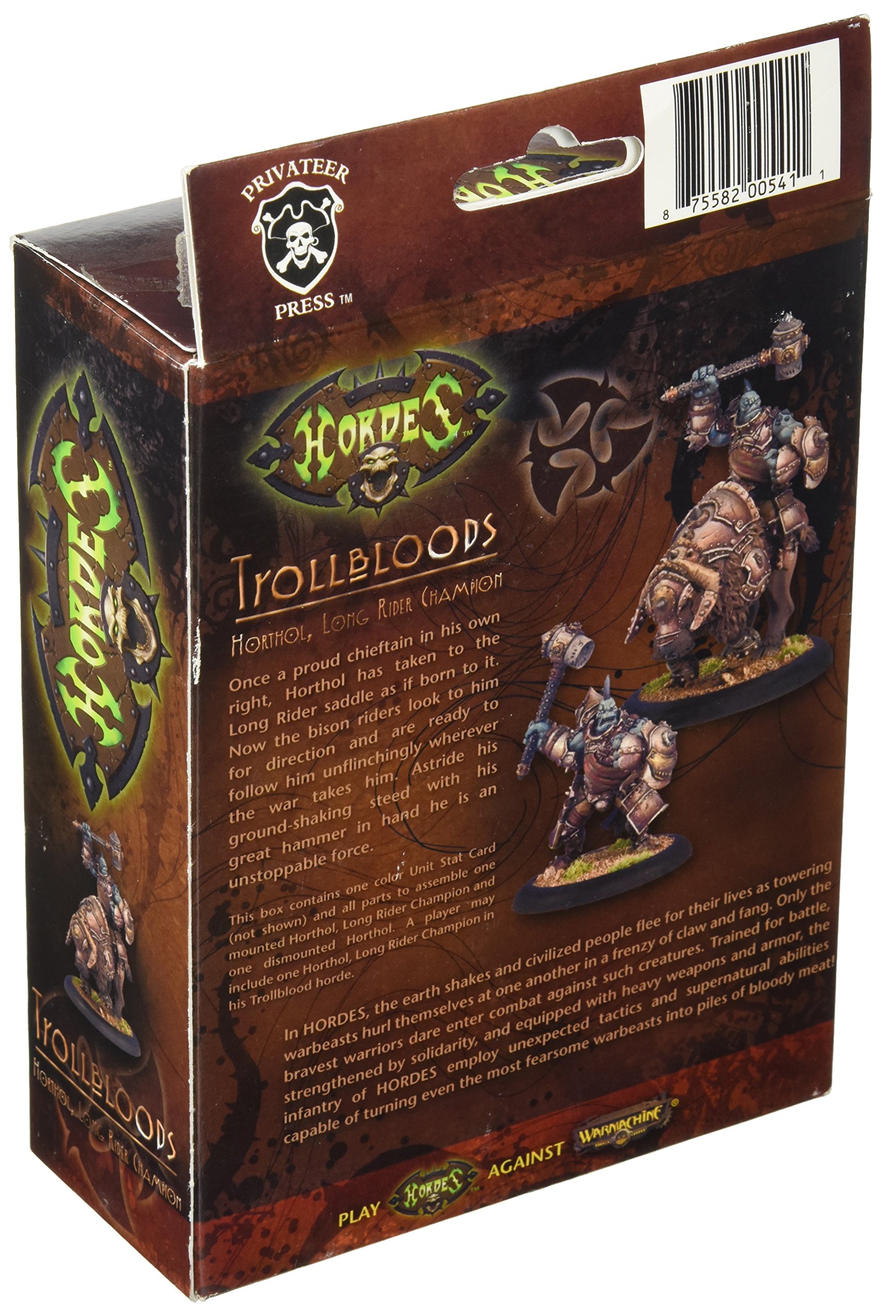 Privateer Press Hordes Trollblood Long Rider Champion Model Kit - Tabletop Wargaming Miniature for Fantasy Battles & Collectors