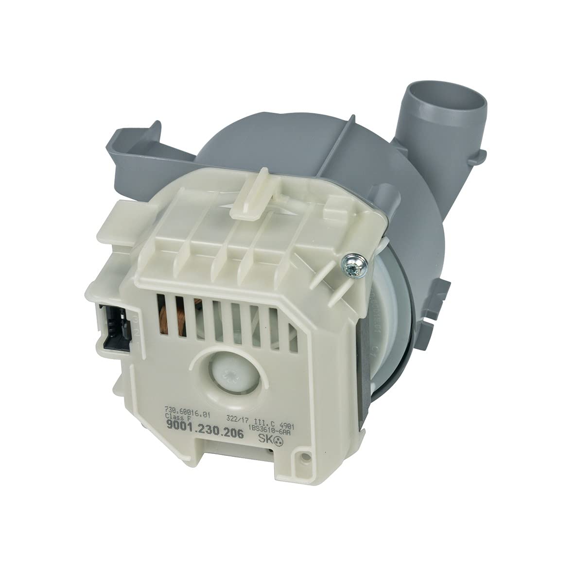 Original Bosch Siemens Neff Dishwasher Circulation Pump 1201969637 - Replacement Part for Efficient Water Circulation in Dishwashers | Ideal for Home Kitchen Appliance Repair & Maintenance