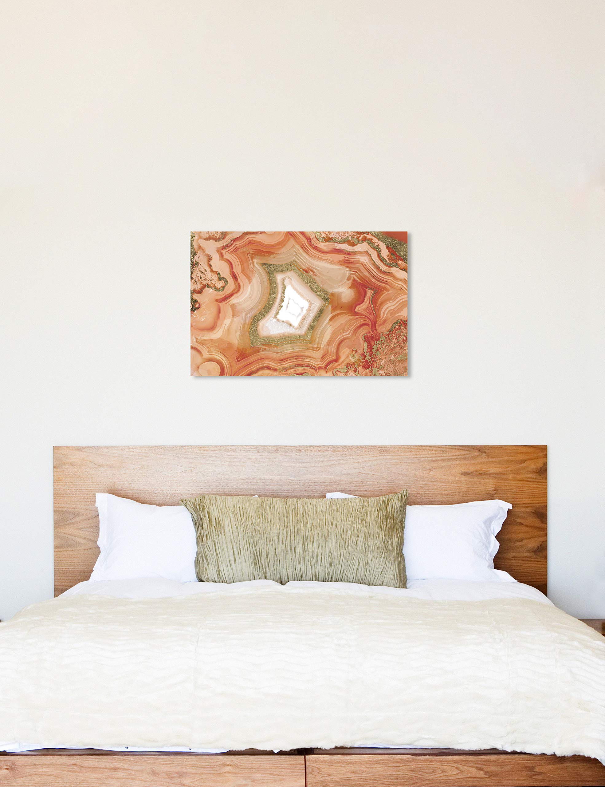 Abstract Wall Art Canvas Print 'AdoreGeo Sandstone' - 36