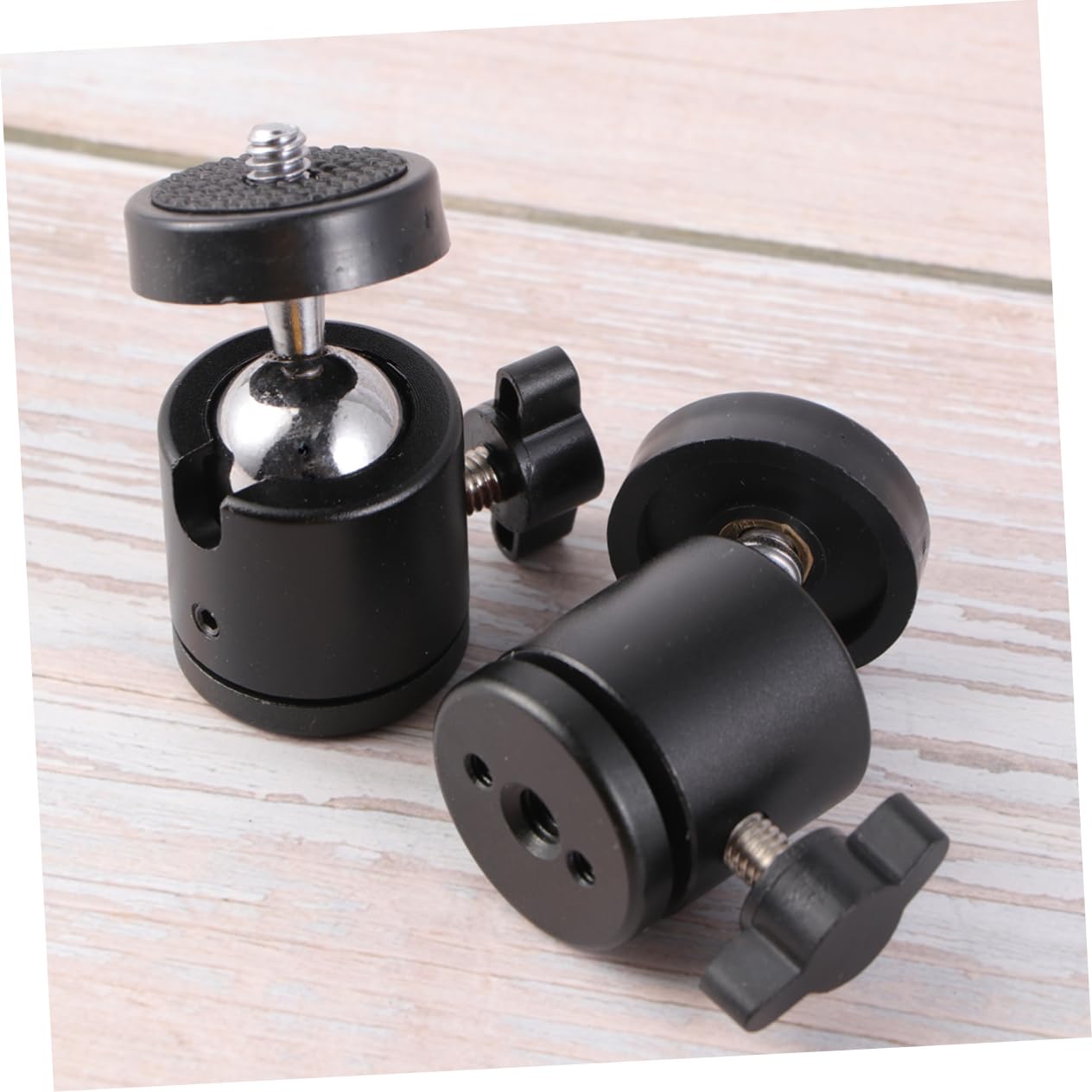 360° Mini Tripod Stand with Ball Head - 2 Pack Compact Camera Tripod for DSLR, Smartphone, GoPro - 1/4
