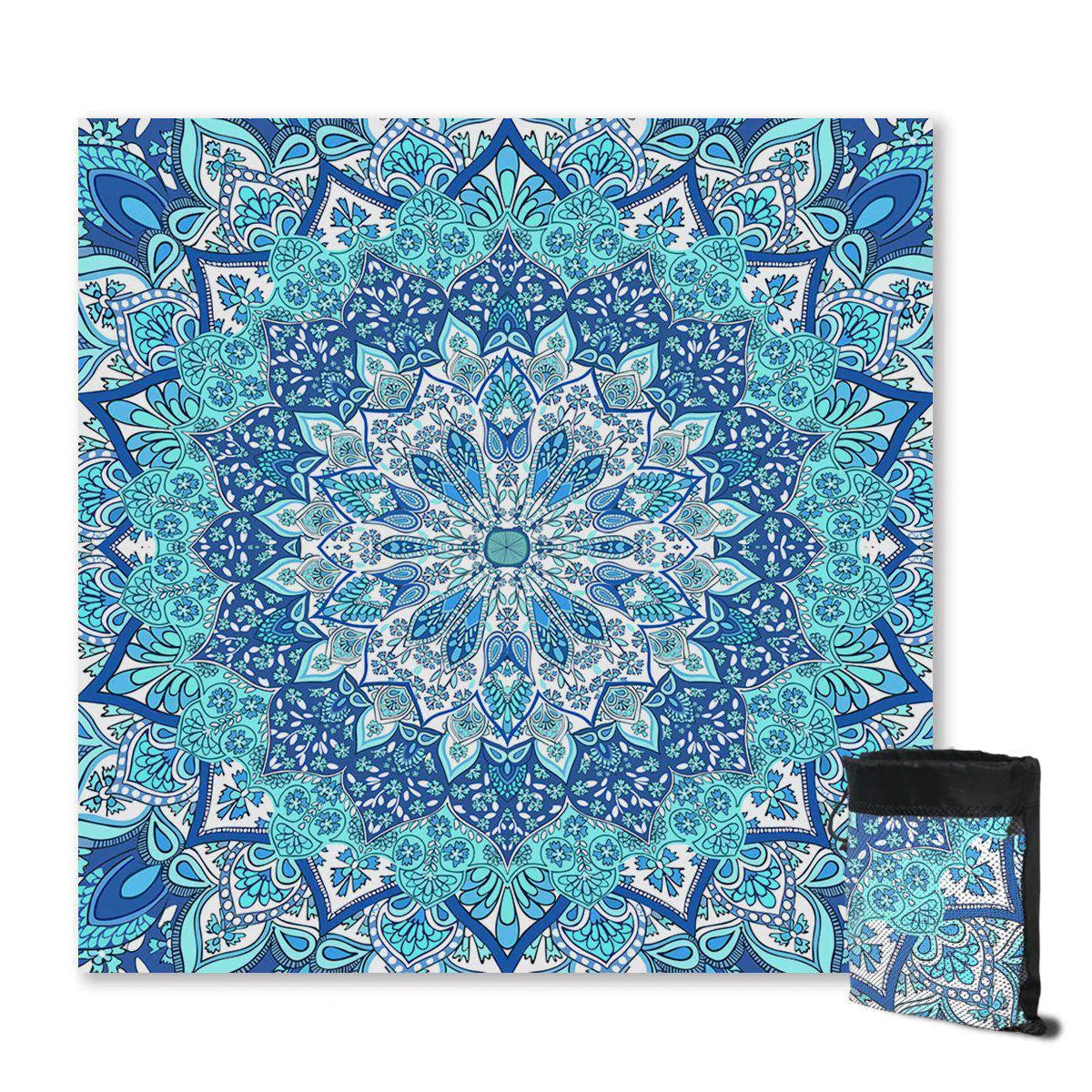 Pandawa Quick-Dry Sand-Free Beach Towel - Lightweight & Super Absorbent for Pool, Travel & Outdoor Activities
