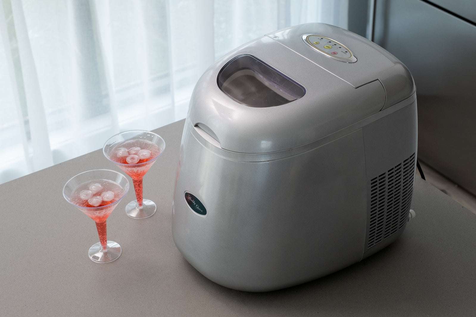 15kg Commercial Ice Cube Maker - Fast Freezing in 8 Minutes | Large Capacity Ice Machine for Restaurants, Bars, and Home Use
