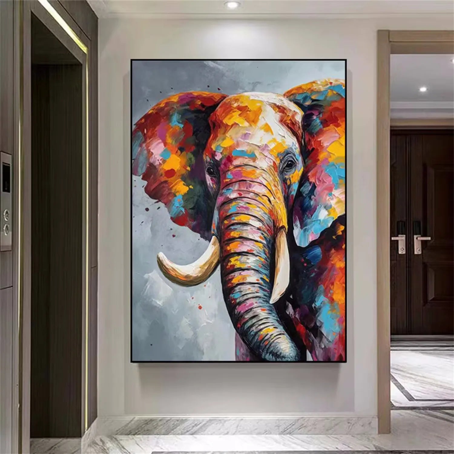 Animal Art Painting #AP092 - Handmade Canvas Wall Decor for Living Room, Bedroom & Office - Wildlife & Nature Inspired Artwork