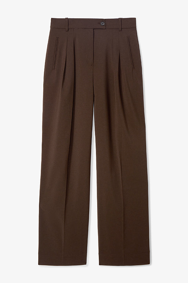 Bia Pleated Women's Trousers - Breathable Air Twill Fabric for Office & Business Casual Wear | Perfect for Work, Travel & Formal Occasions