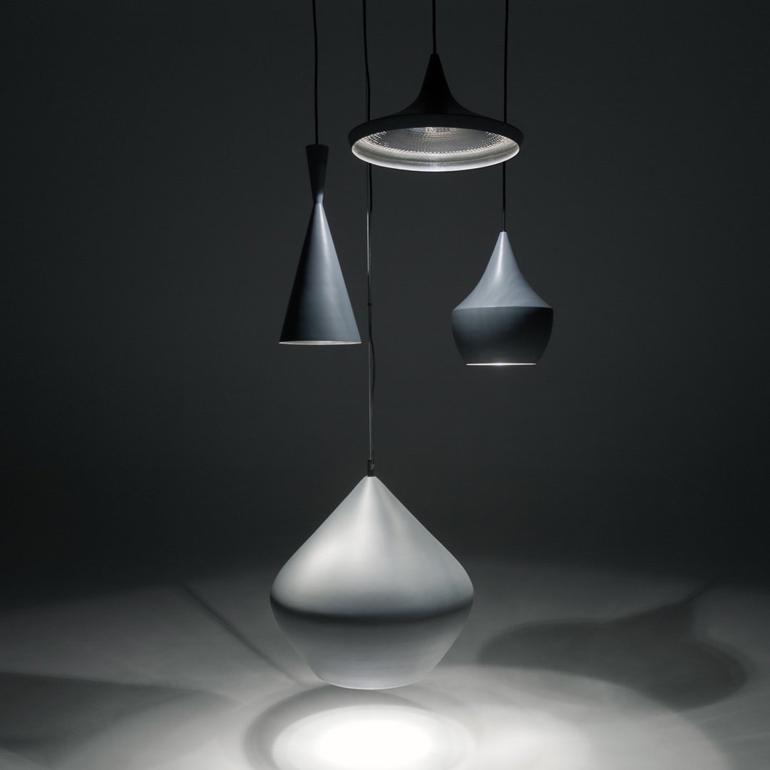 Beat LED Pendant Light - Modern Dimmable Hanging Fixture for Kitchen Island, Dining Room & Bedroom Decor