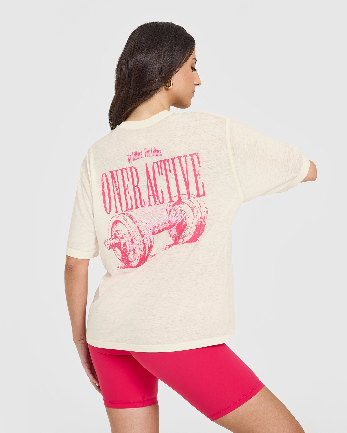 Oner Graphic Washed Burnout T-Shirt for Men - Vintage Distressed Cotton Tee in Off-White | Casual Streetwear & Summer Outfit Essential