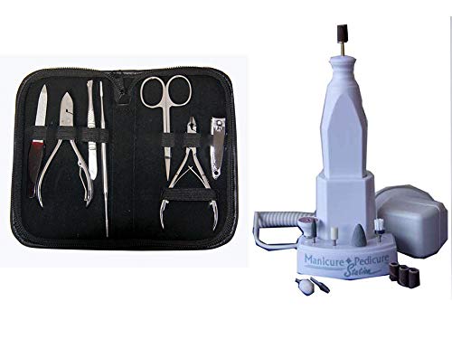 Professional Manicure & Pedicure Kit Set with 12 Tools - Nail Care Grooming Kit for Home & Salon Use - Perfect Gift for Women & Men - Includes Nail Clippers, Cuticle Pusher, Nail File & More