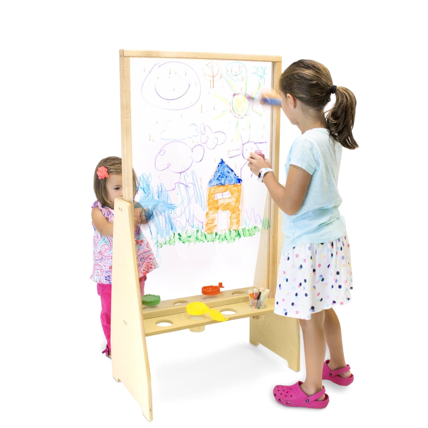 Window Art Easel for Kids - Adjustable Standing Drawing Board with Foldable Legs - Perfect for Painting, Sketching & Classroom Activities - Ideal Gift for Young Artists & Creative Play