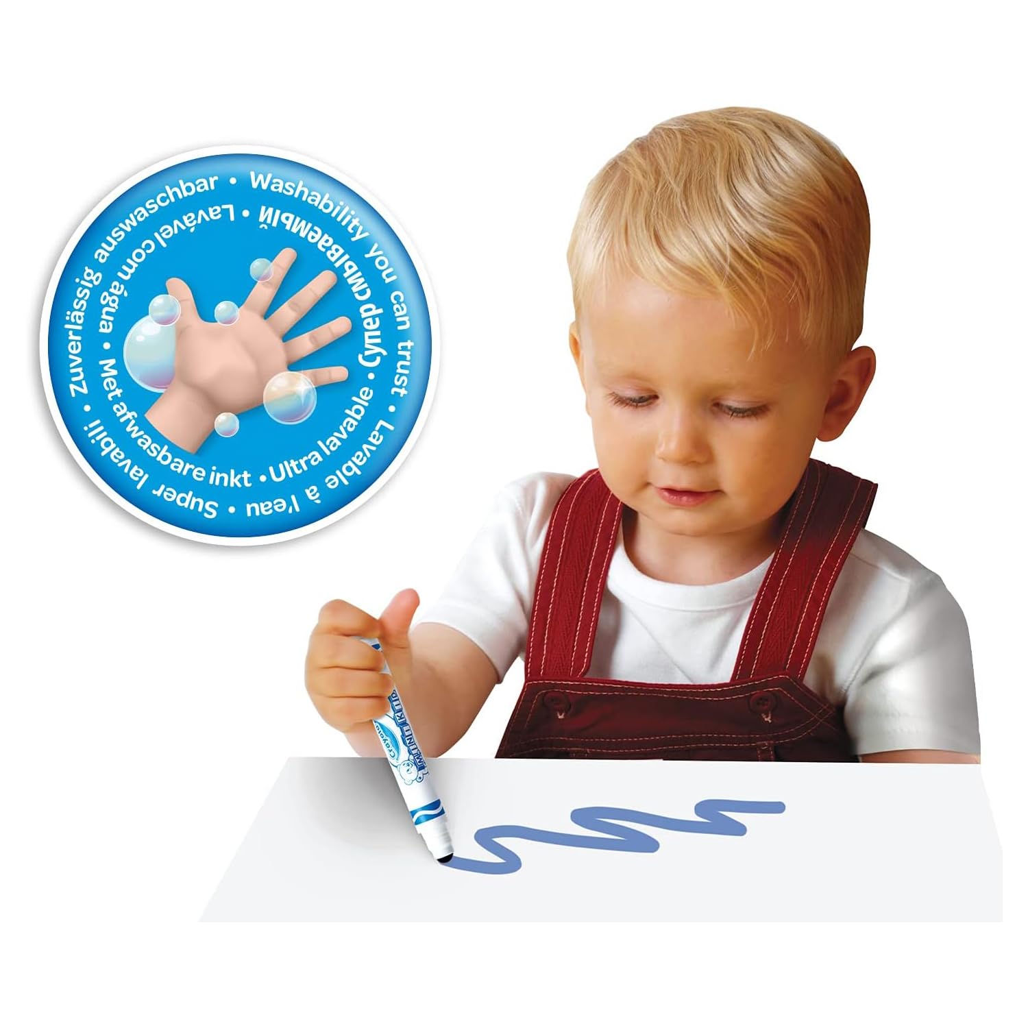 CRAYOLA 8 Mini Kids Washable Markers - Non-Toxic Art Supplies for Toddlers & Children - Perfect for School, Home, and Travel Activities