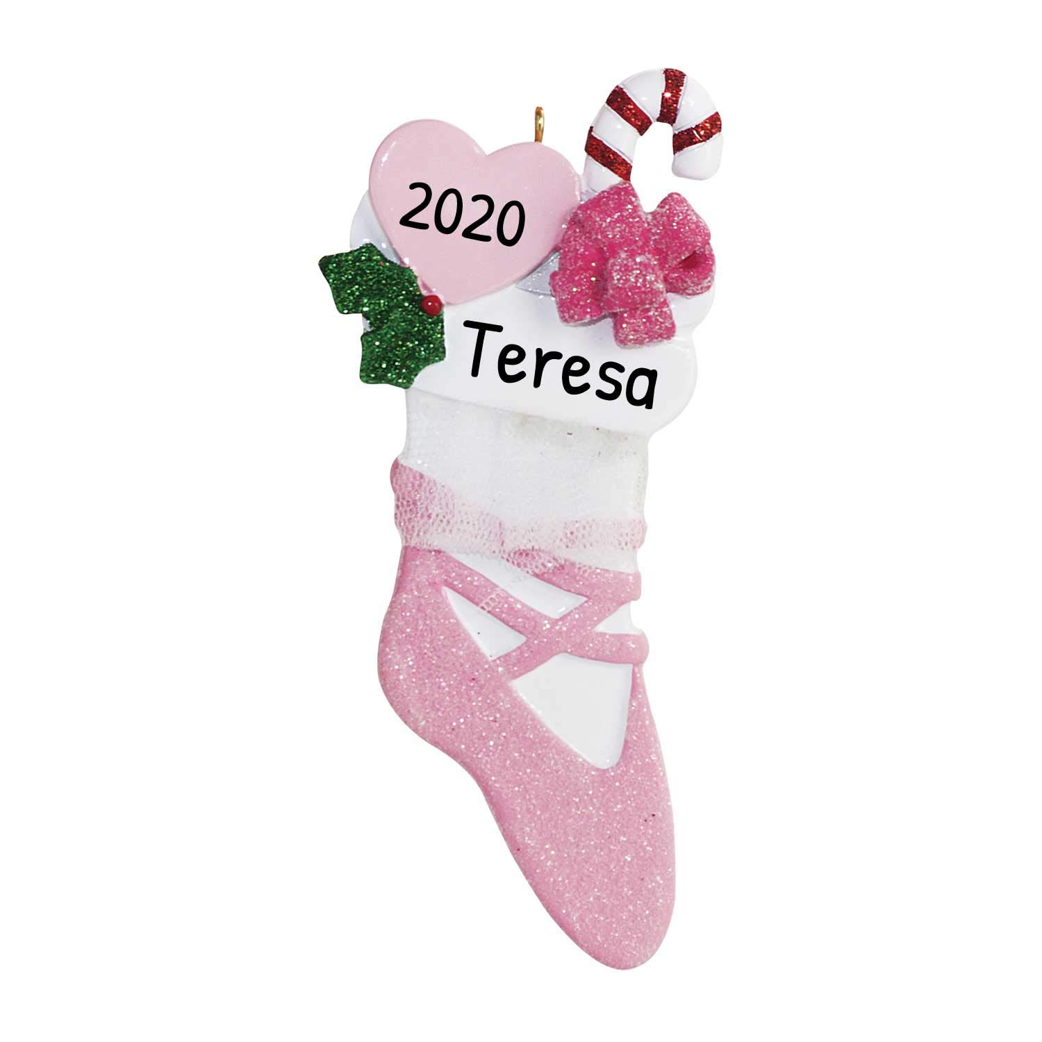 Personalized Dance Teacher Ornament 2024 - Custom Ballet Dancer Christmas Gift for Girls | Perfect for Holiday Tree Decor, Dance Studio Gifts & Teacher Appreciation