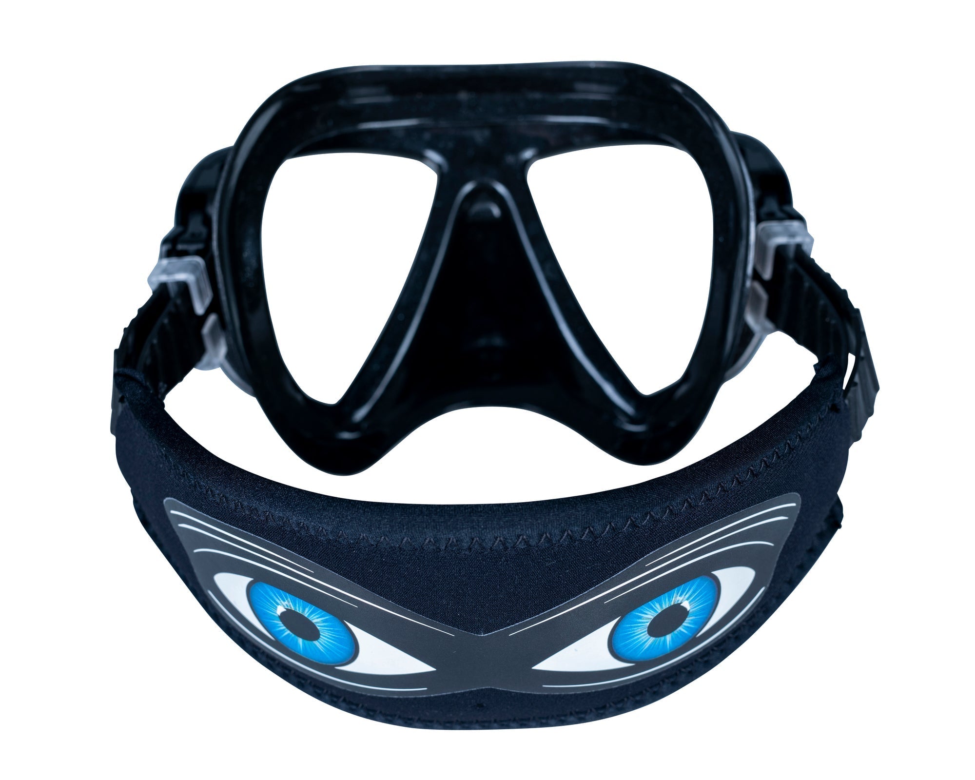 Shark Eyes Mask Tamer - Adjustable Mask Strap Comfortable for Adults & Kids - Perfect for Sports, Travel and Daily Use