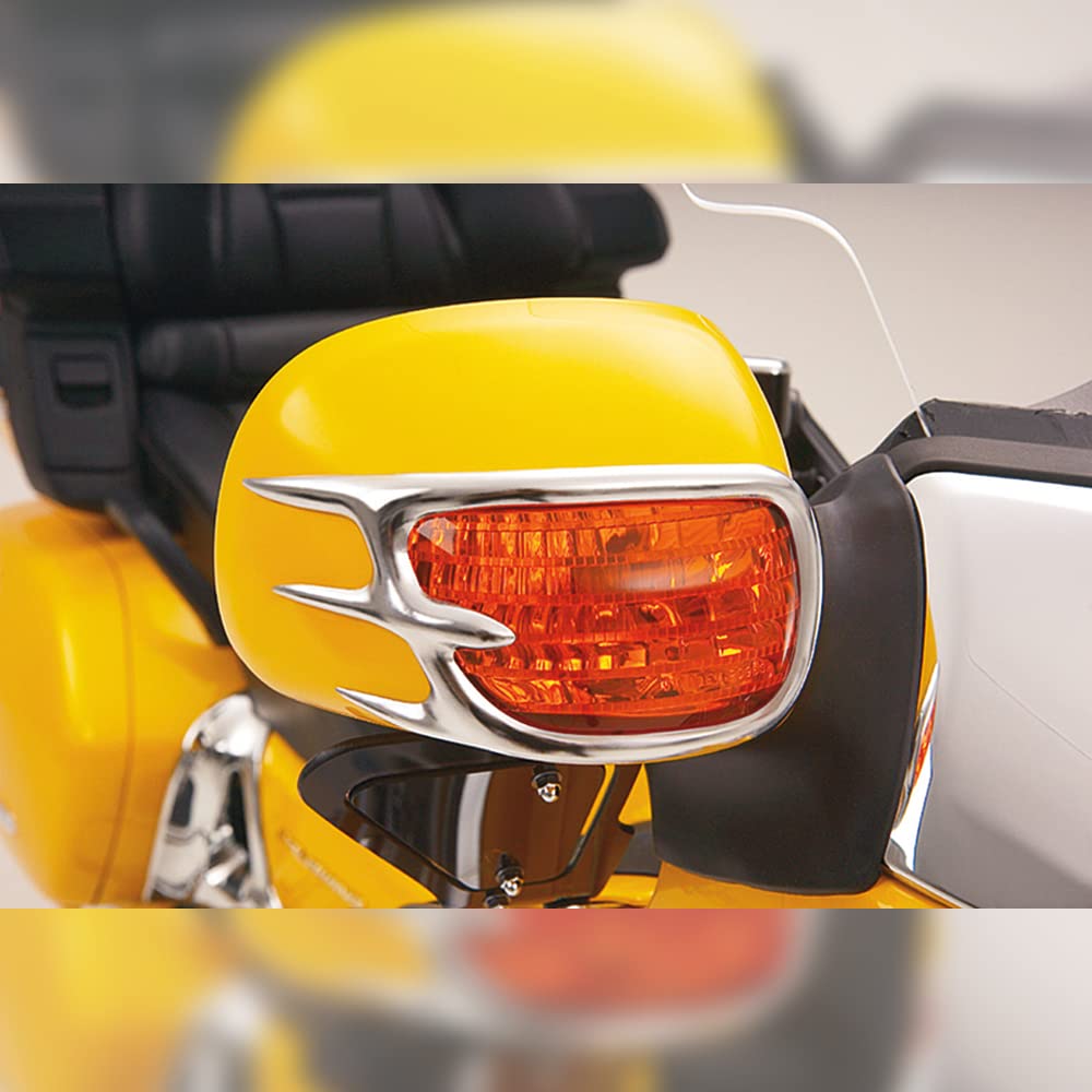Chrome Motorcycle Mirror Accent 52-628 - Upgrade Bike Style for Riders