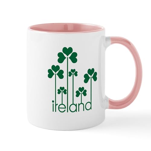 White/Pink Inside - Ireland Mug
