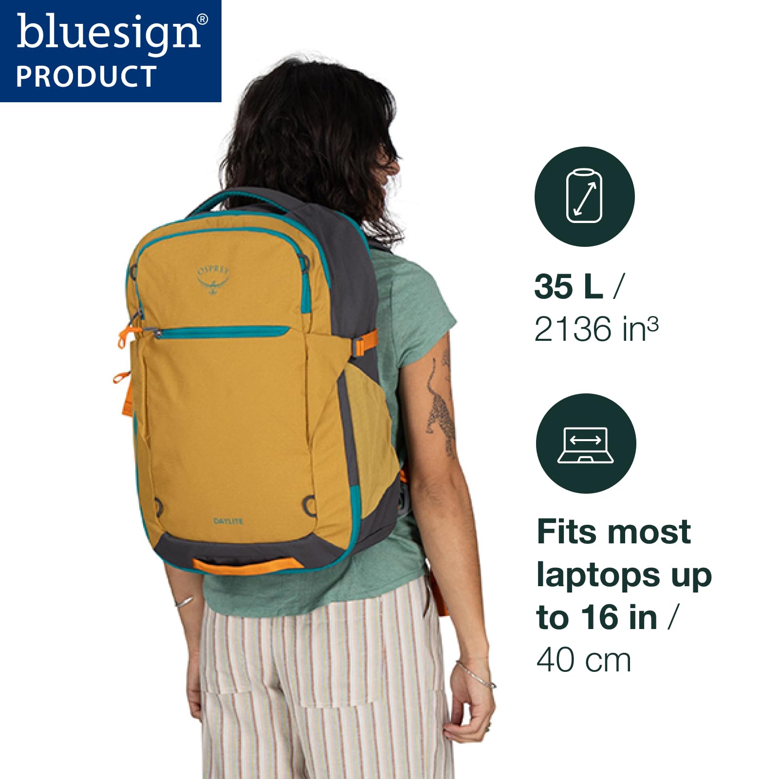 Osprey Unisex-Adult Daylite Travel Backpack 35L - Lightweight Hiking Daypack for Travel, Camping & Outdoor Adventures
