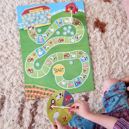 Count Your Chickens! Fun Family Board Game for Kids Ages 3+ | Cooperative Counting & Farm Animal Learning Game | Perfect for Preschool Playtime & Family Game Nights