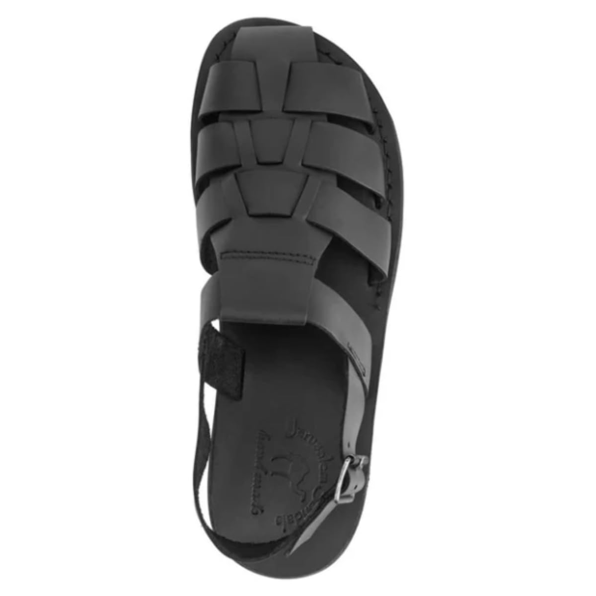 Michael Men's Closed Toe Leather Fisherman Sandals - Comfortable & Durable Casual Footwear for Summer, Beach, and Outdoor Activities