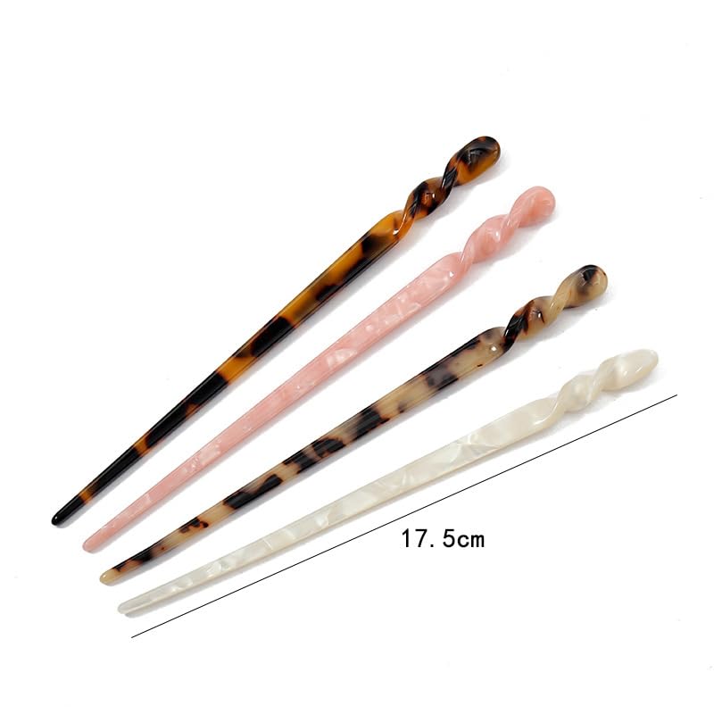 Trendy Crystal Hair Stick Set of 3 - Elegant Hair Accessories for Women, Perfect for Weddings, Parties & Everyday Styling