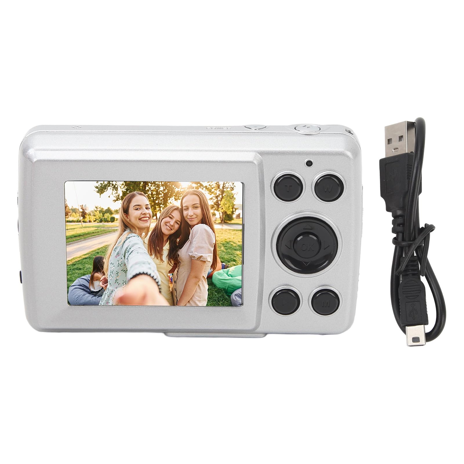 16MP Digital Camera with 16X Zoom & 1080P - Portable for Travel Photography