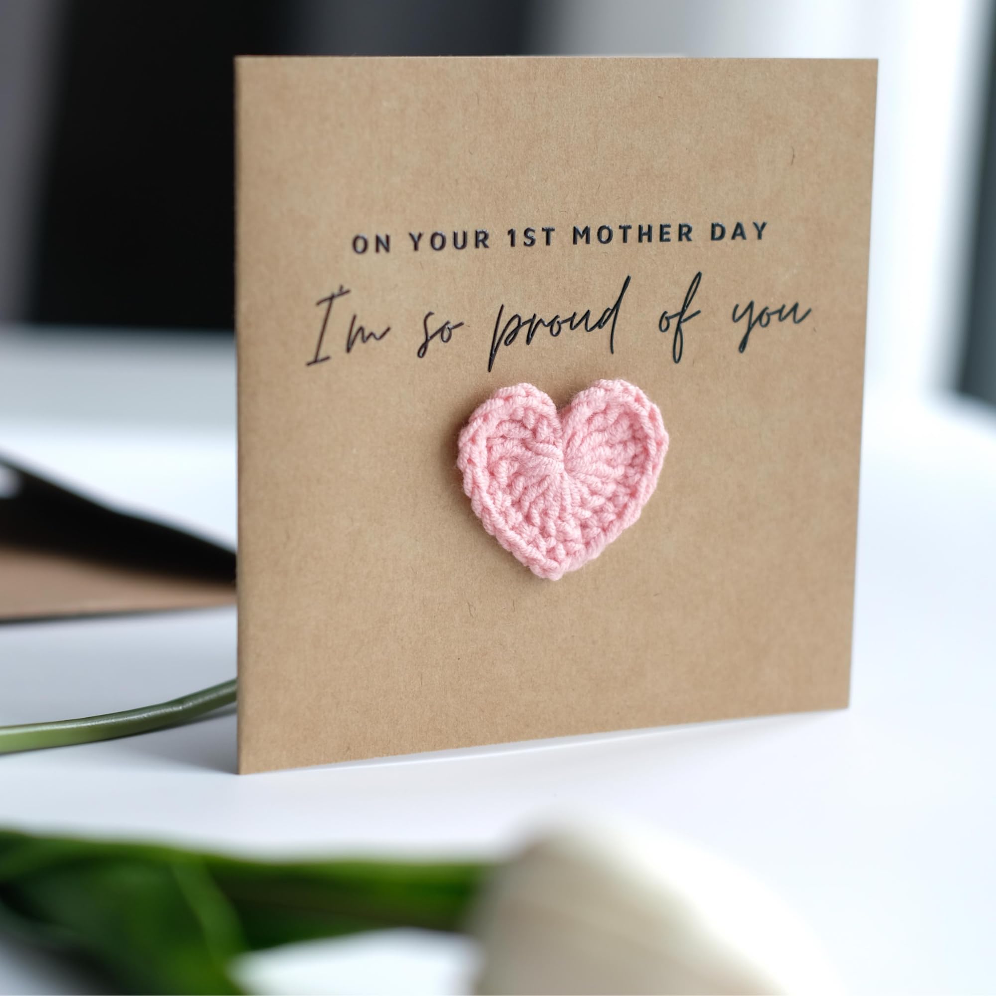 Happy First Mother's Day Card - Beautiful Greeting Cards for Mom, Daughter & Special Women | Perfect for Gifts, Keepsakes & Celebrations