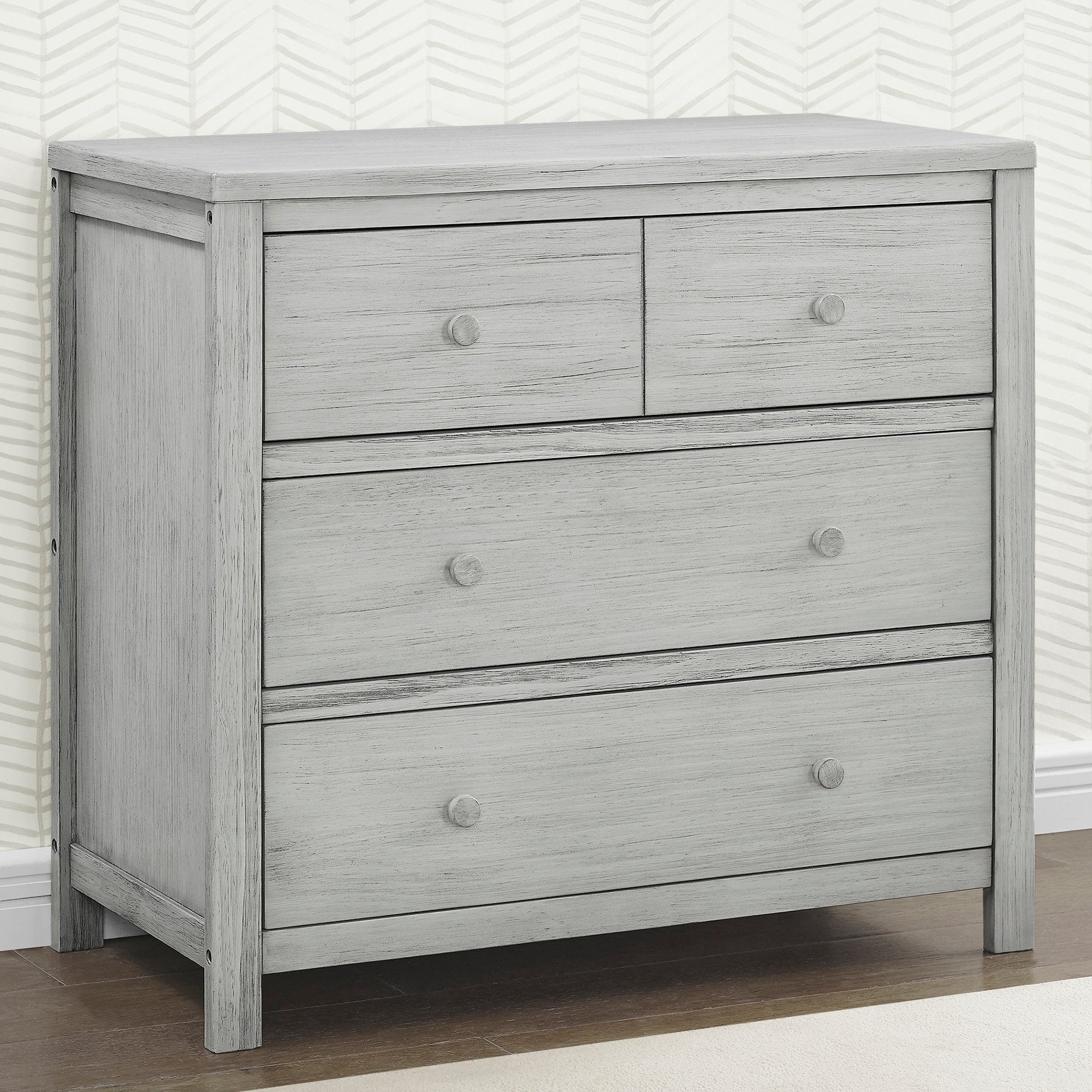 Cambridge 3-Drawer Wooden Dresser for Bedroom - Sturdy Storage Chest with Smooth Gliding Drawers | Perfect for Bedroom Organization, Guest Room, or Nursery Furniture